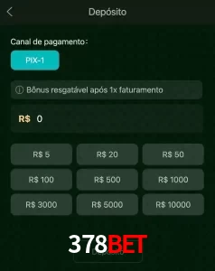 deposits 378BET